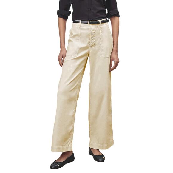 NEW NILI LOTAN leon boy pant in sand stone